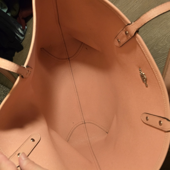 Coach Brown and Pink Signature Tote Bag - Picture 11 of 12